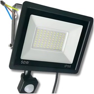 HALOGÉNOVÉ LED 50W REFLEKTOR VONKAJŠIE SVETLOMETY SNÍMAČ POHYBU SÚMRAK