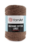 Výplet YarnArt Macrame Bavlna Lurex - 742 orech