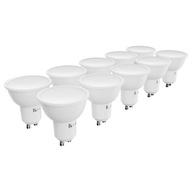 10x GU10 LED ŽIAROVKA 5W Neutral White - 4500K