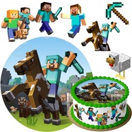 SET TORTY MINECRAFT TORTY + POSTAVIČKY 6 ks