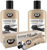 K2 LUSTER Q1 Q3 Q5 SADA LEŠTIACEJ PASTA PRE 3 STUPNE LEŠTENIA FARBY