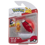 Pokémon: figúrka + lopta: Torchic + Poke Ball (38206)