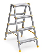 DOMÁCI rebrík, obojstranný, 2x4 schodíky, ALVE 150 KG