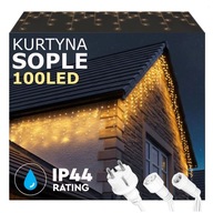 ICILS 100LED VONKAJŠIE LAMPY IP44 STÁLA SVETELNÁ ZÁCLONA SVETELNÁ VENCICA