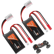 BATÉRIA 7,4V 1400MAH LI-ION JST/PH 2,0 ZÁSTRČKA PRE VOZIDLÁ RC DRONY