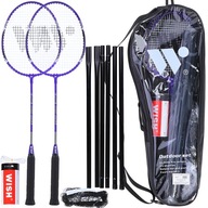 BADMINTON BALETKY SÚPRAVA RAKETY S PUTTLETS COVER NET BADMINTON WISH