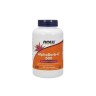 NOW FOODS Prírodný vitamín C (askorbát vápenatý) AlphaSorb C 500 mg (180