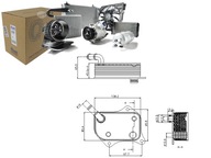 CHLADIČ MOTOROVÉHO OLEJA (138.2) AUDI A4, A6; V