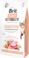 BRIT CARE CAT Citlivý morčací losos bez obilnín 2 kg