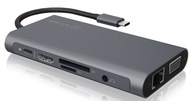 ICY BOX IB-DK4040-CPD Black USB 3.0