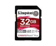 Karta Kingston 32 GB SDHC Canvas React Plus 300 MB/s