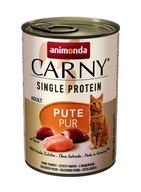 Animonda Carny Single Protein Adult Pute Pur vlhké krmivo pre mačky 400 g