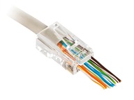 RJ45 ZÁSTRČKA 8P8C cat5 PRECHODU 100 ks