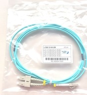 PATCHCORD OPTICKÉ VLÁKNO LC/SC-D-M OM3 50/125uM 2M