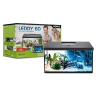 Aquael Leddy Plus 60 Day&Night Black 2.0 - akvarijný set akvária