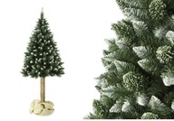 Umelý vianočný stromček z borovice Premium na kmeni, 220 cm