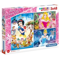 252114 CLEMENTONI PUZZLE 3X48 EL DISNEY PRINCESSES