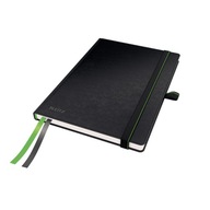 Kockovaný notebook A5/80 LEITZ Kompletne čierny