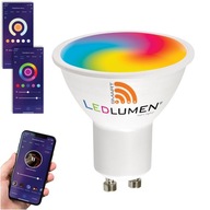 LED žiarovka GU10 5W 470lm RGB+CCT WIFI TUYA SMART