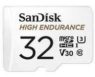 MICRO CARD 32GB 100MB SanDisk MONITOROVANIE IP KAMERA JAZDA VIDEOREKORDÉR