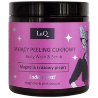 Prírodný cukrový peeling v pene MAGNOLIA a RUŽOVÁ PAPRIKA LaQ