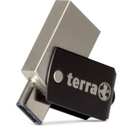 Terra rýchly flash disk 32gb 3.1 USB-A USB-C kovový