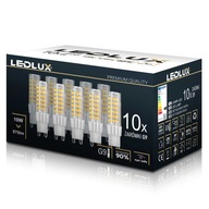 10X G9 LED žiarovka 10W = 85W teplá neutrálna studená Premium LEDLUX nebliká