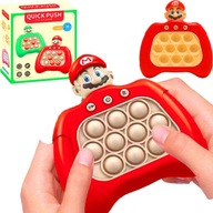 POP IT SUPER MARIO KONZOLA ANTISTRESOVÁ ELEKTRONICKÁ HRA 30 ÚROVNÍ TLAČENIA