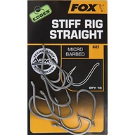 FOX Edges Stiff Rig Háčiky bez protihrotu Veľ 8