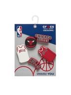 Crocs Jibbitz Nba Chicago Bulls ozdoba na topánky 5ks 10011280 Farebné