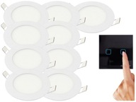 Sada tenkopanelového držiaka LED lampy 3W 9x + vypínač