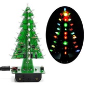 Vianočný stromček 5V 3D LED RGB Christmas Glowing DIY 7 farieb