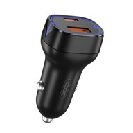 XO nabíjačka do auta CC37 PD QC 3.0 20W 1X USB 1x USB-C čierna