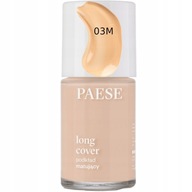 PAESE LONG COVER FACE FLUID FOUNDATION ZMATŇUJÚCI MASTNÚ PLEŤ 03M prírodný