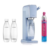 SodaStream ART BLUE saturátor + 2x POISTKOVÁ FĽAŠA 1L