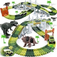 Závodná dráha dinosaurov Dino park 192 ks