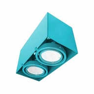 BLOCCO TYRKYSOVÁ STROPNÁ LAMPA 2x7W GU10 LED