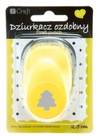 Ozdobný dierovač DP-Craft 2,5 cm JEDĽA