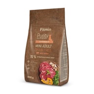 Fitmin Purity Mini hovädzie mäso pre dospelých bez obilnín 0,8 kg