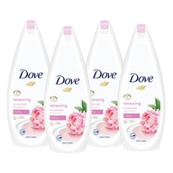 Sprchový gél Dove Cream and Pivoňka 4 x 750 ml