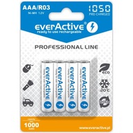 everActive profesionálne batérie radu R03/AAA