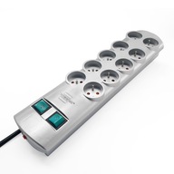 Brennenstuhl Power Strip, 10 zásuviek, 2 m kábel