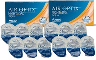 AIR OPTIX Night&Day Aqua 12 ks BC:8,6 výkon-1,75