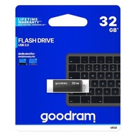 Goodram USB flash disk, USB 2.0, 32 GB, UCU2, čierny, UCU2-0320K0R11, USB A,