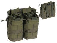 MOLLE OPEN DOUBLE POUCH - Olivový