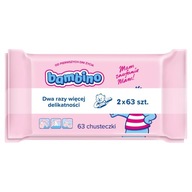 Bambino duopack detské obrúsky 2x63 ks