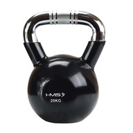 LIATIENOVÝ Kettlebell CHROME Vrúbkovaný 20 KG HMS