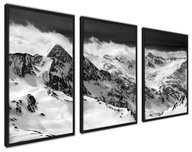 MEGA SET Hory Príroda Tatry bez rámov 50x70