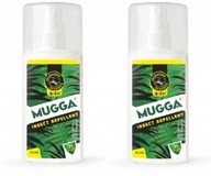 MUGGA STRONG 2 X 75 ml 9,5 % DEET SPREJ NA KOMÁRY