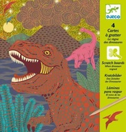 Hra Scratch Dinosaurs na poškriabanie Djeco 7+